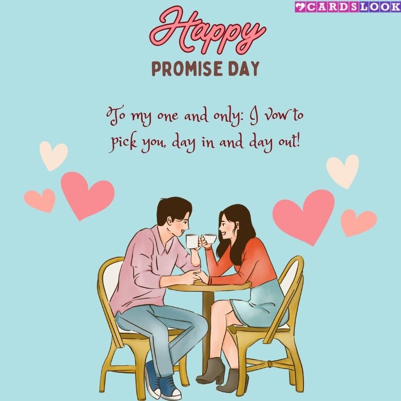 “To my forever person: I promise to choose you, every day. 🌈”