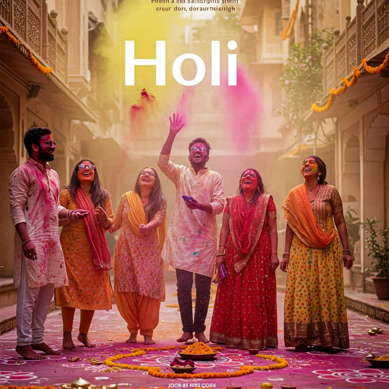 Holi 2025: Vibrant Wishes & Captions to Spread the Colors of Joy